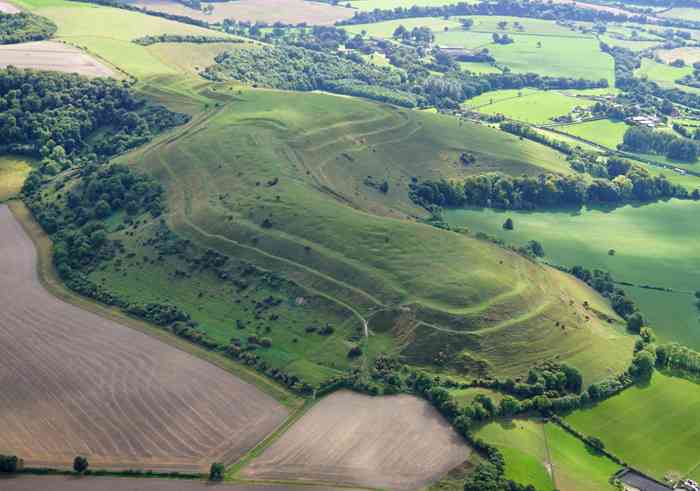 Hambledon hillfort uk